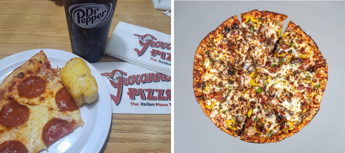 Giovanni's Downtown Ashland Menu
